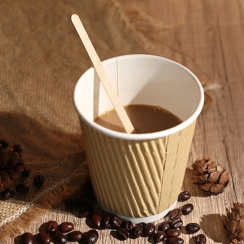 Wooden coffee stirrers