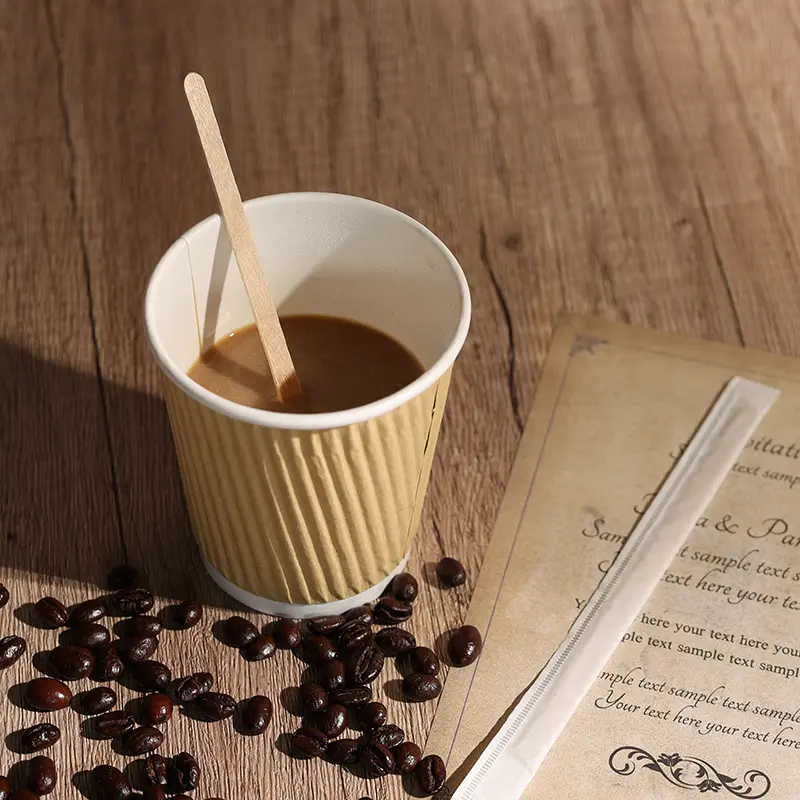 Compostable Wooden Coffee Stirrer