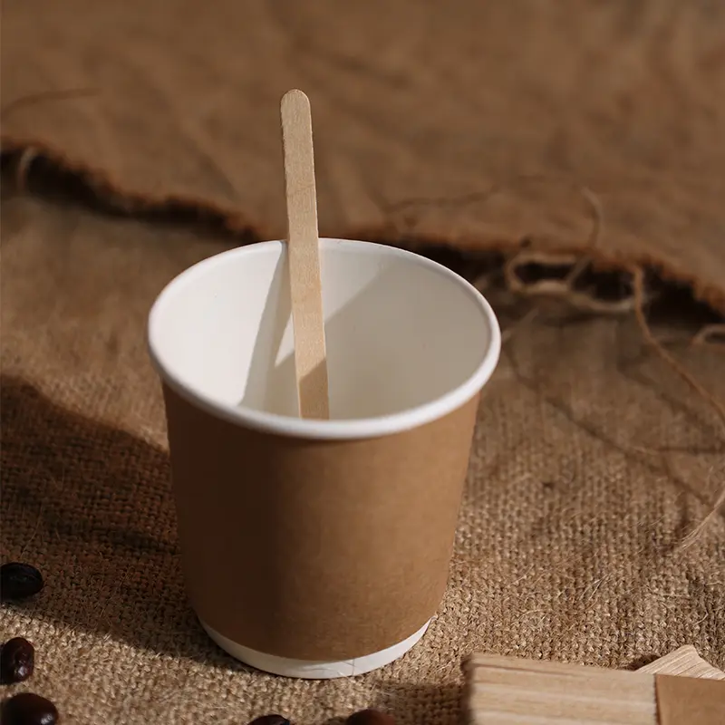 Coffee stirrer size options.