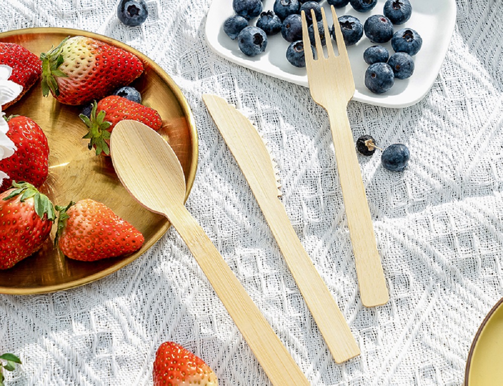 Bamboo Disposable cutlery sets