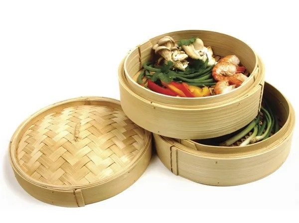 Handmade Wholesale Bamboo Steamer Basket