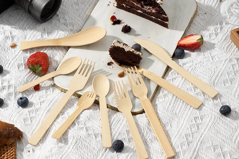 disposable bamboo cutlery
