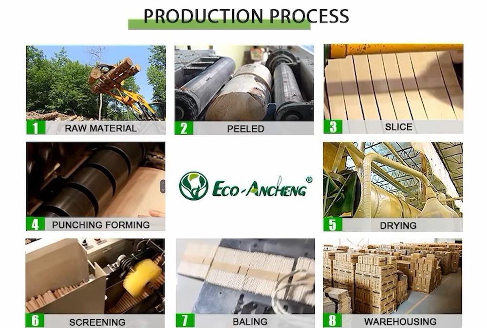 The production process of disposable wooden drink sticks reduces environmental impact.