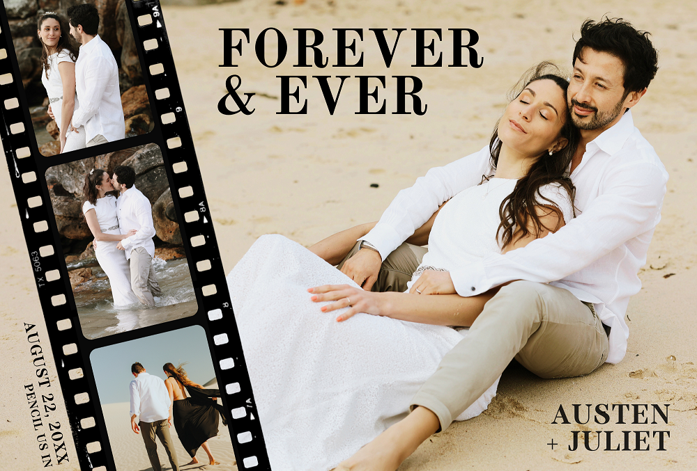a digital wedding invitation