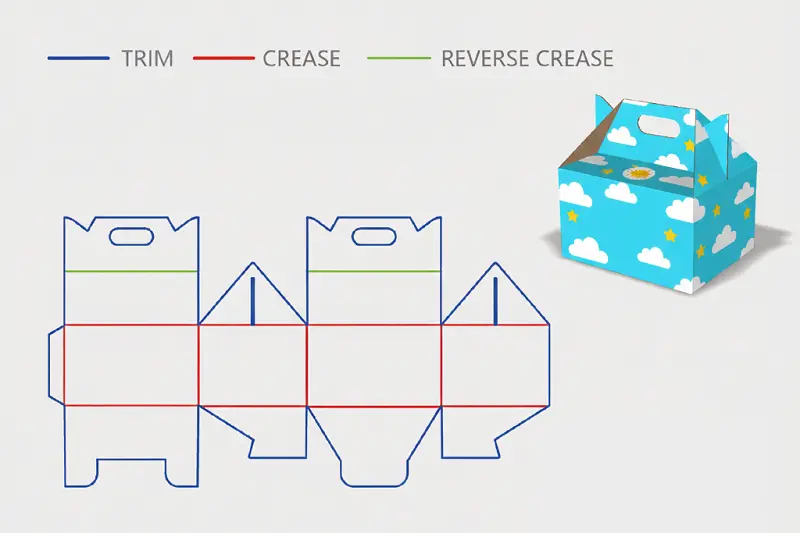 Gable Box Structure and Development Diagram