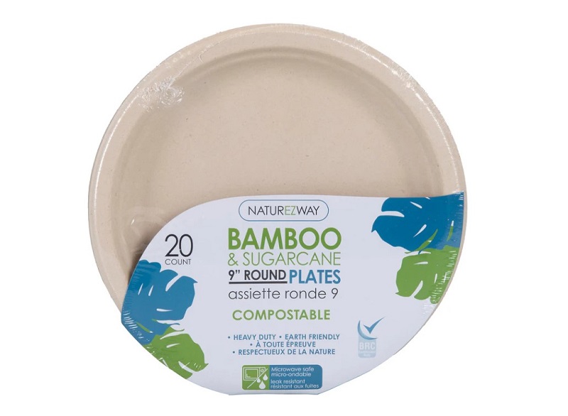 Naturezway disposable bamboo plate