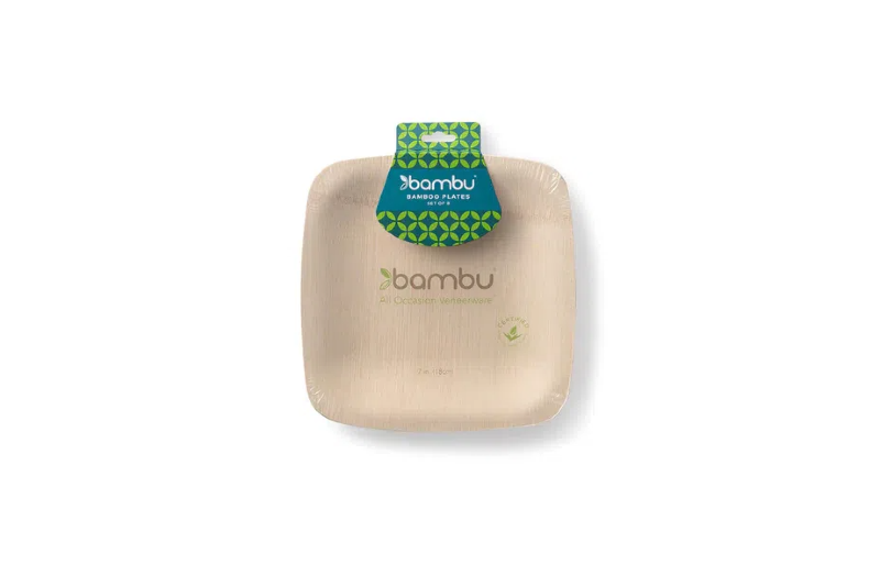 bambu bamboo dinner plate