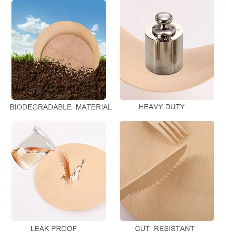 The outstanding properties of compostable bamboo plates.