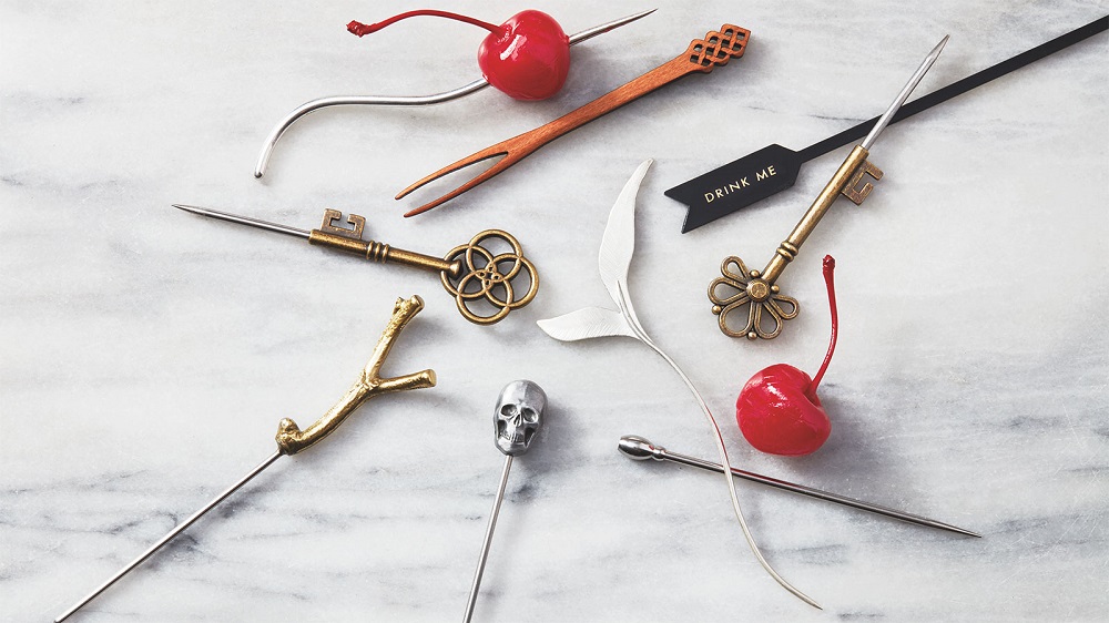 Metal cocktail picks