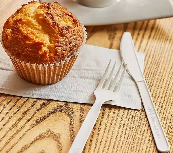 biodegradable utensils made of corn starch