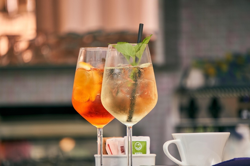 cocktails and straws