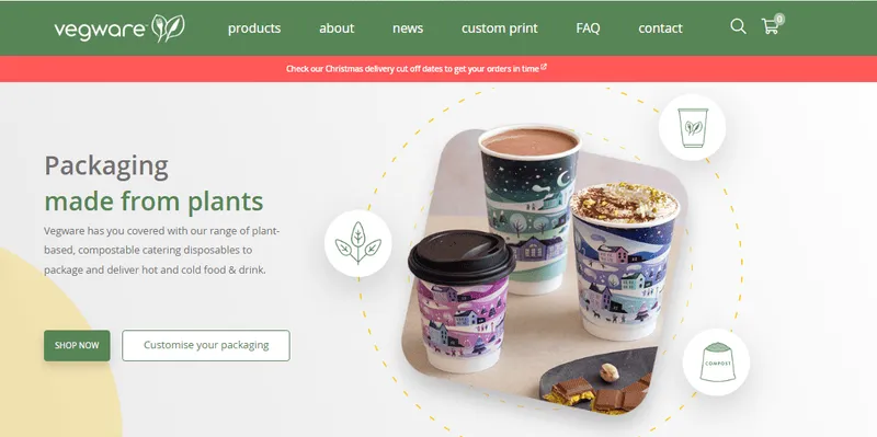Vegware British sustainable packaging maker