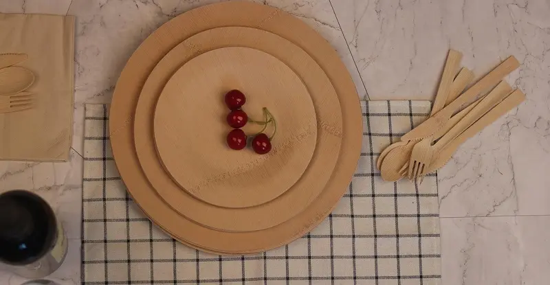 disposable bamboo plates and cutlery