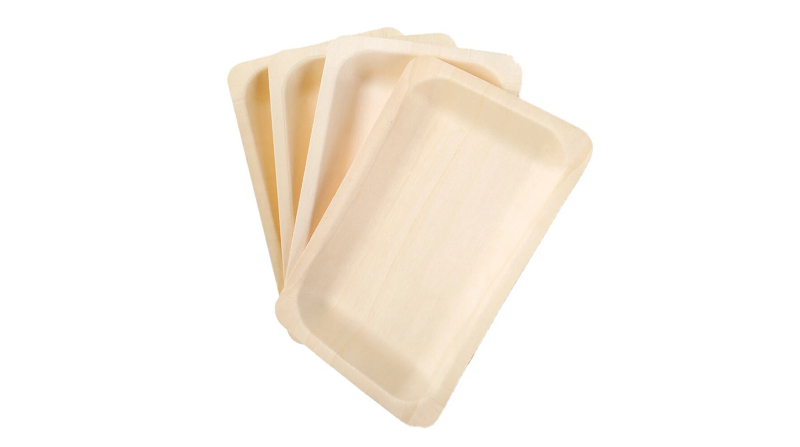 wooden plates for wedding
