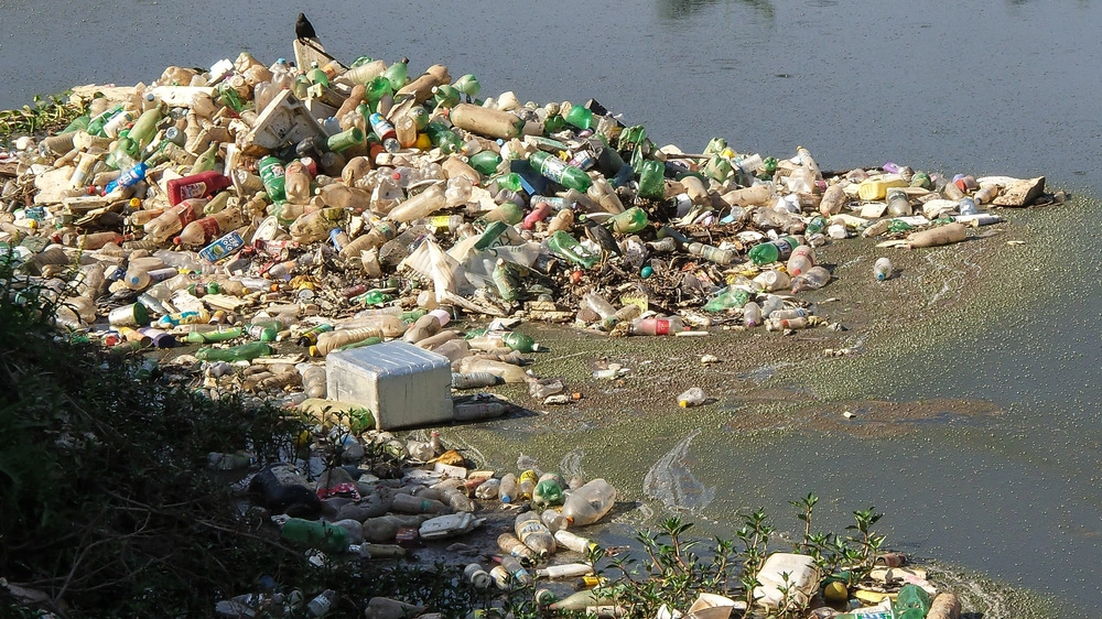 Severe Plastic Waste Leading to Soil and Water Pollution