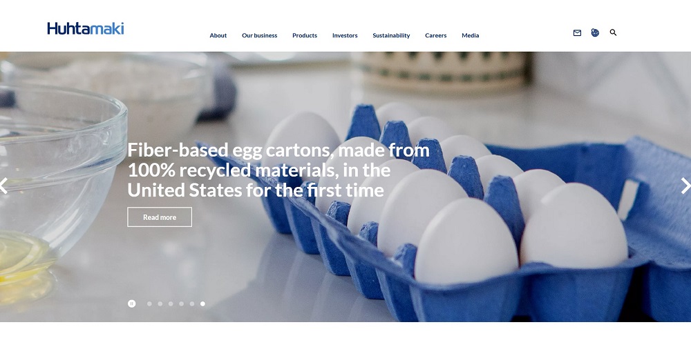 Huhtam&auml;ki Oyj homepage