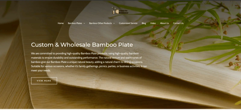 Bamboo-Plate