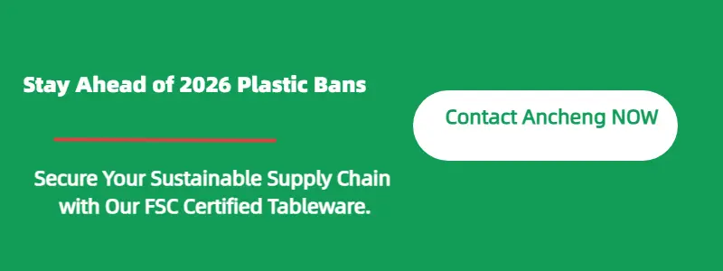 plastic free tableware supplier