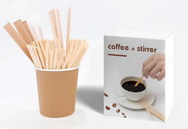 Disposable drink stirrers in various sizes and packagingDisposable drink stirrers in various sizes and packaging