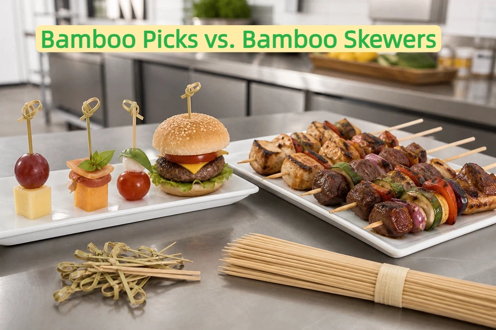 Bamboo Picks vs Bamboo Skewers: Which One Should B2B Buyers Choose?