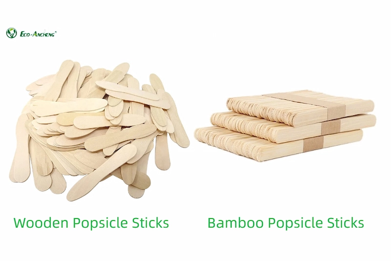 Wooden vs Bamboo Popsicle Sticks