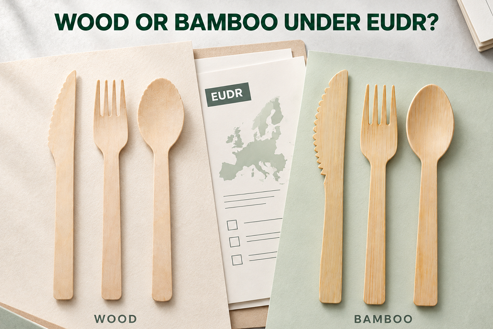 Wood or Bamboo Under the EUDR? A Buyer’s Guide to Disposable Tableware Alternatives