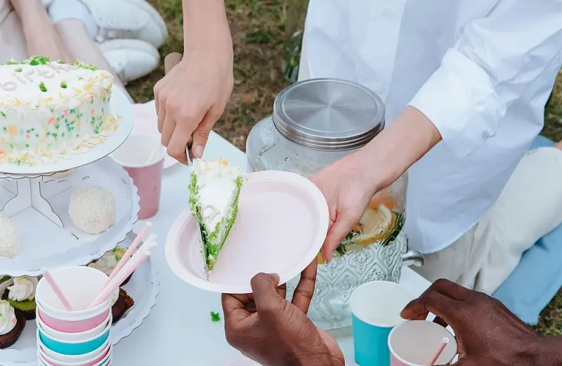 paper plate for cake