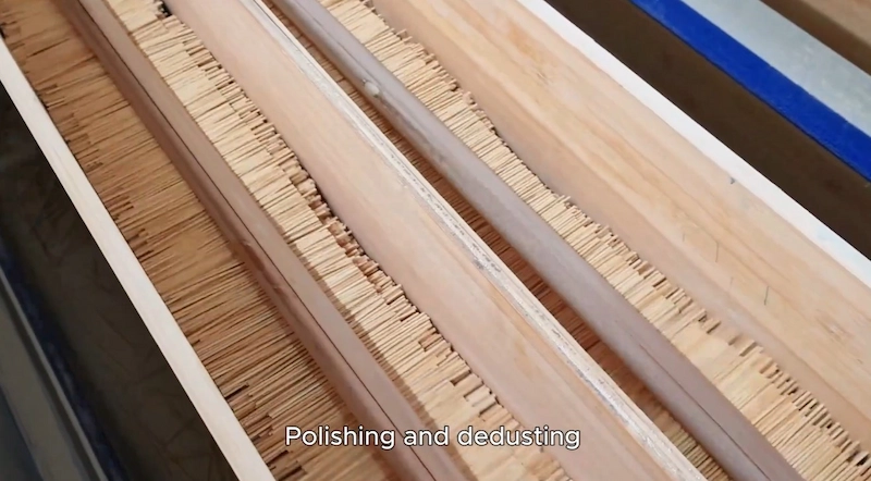 polishing and dedusting