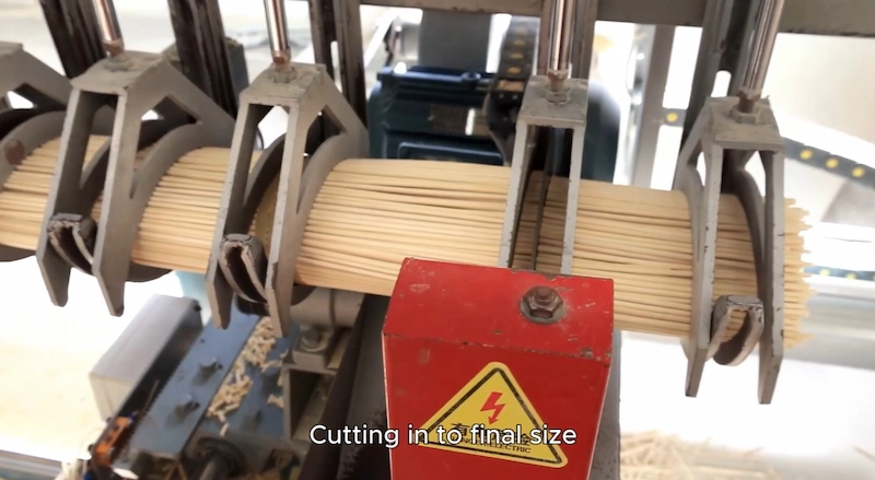 cutting into final size
