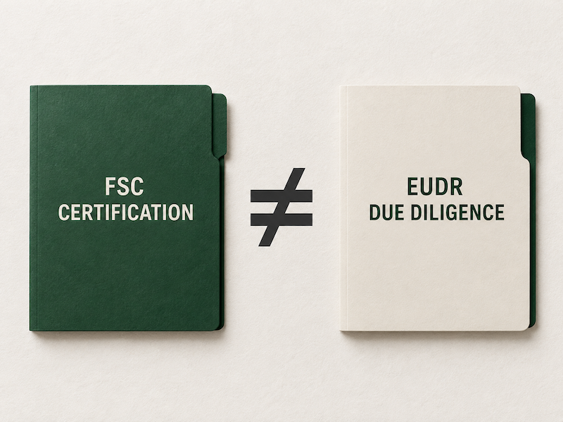 fsc not equal eudr