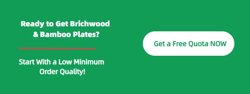 Get wooden bamboo plates quota
