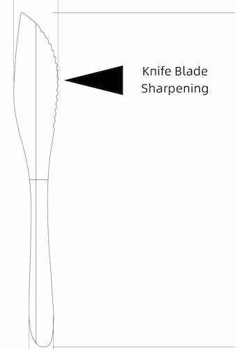 Third-version sample of custom wooden knife
