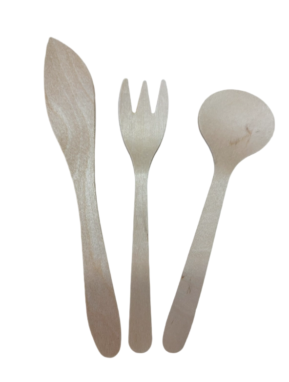 First Sample of Custom Wooden Cutlery