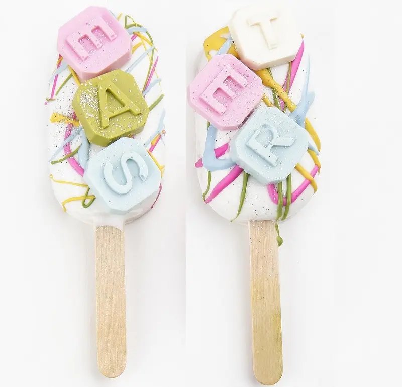 DIY Easter Popsicles Made with Wooden Ice Cream Sticks