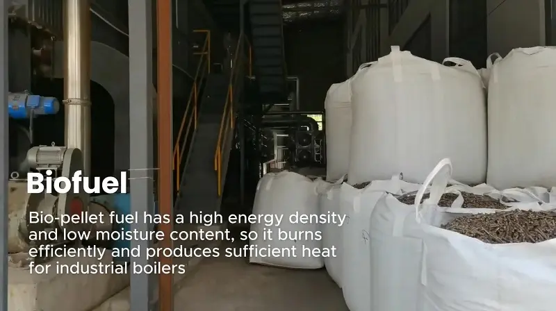 Biofuel produced from bamboo product waste