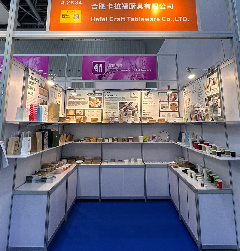 paper tableware booth